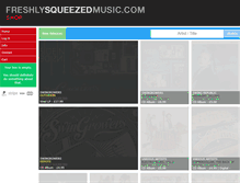 Tablet Screenshot of freshlysqueezed.kudosrecords.co.uk